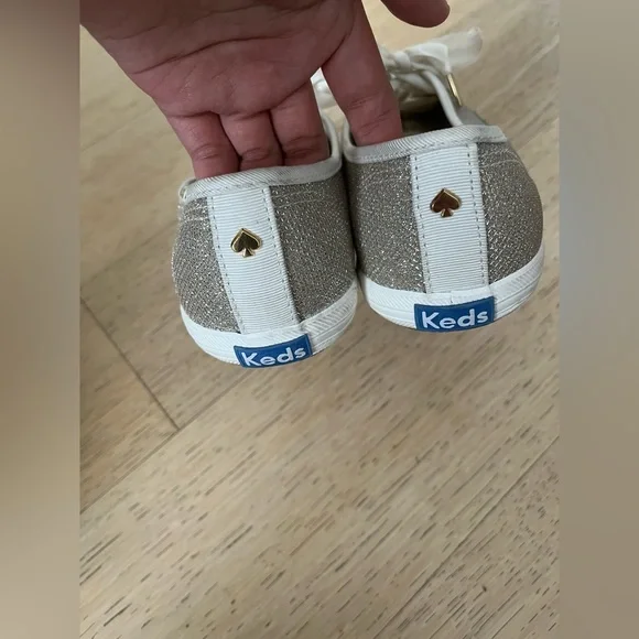 Kate Spade ♠️ Keds sneakers Rose gold size 8.5 US - Picture 8 of 17